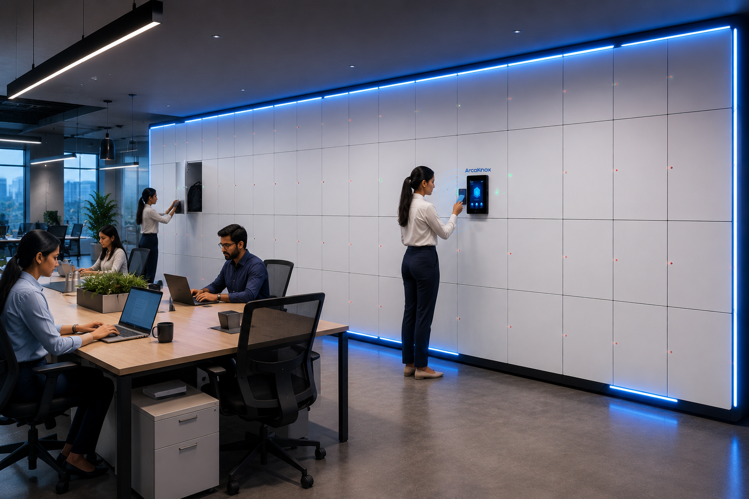 Retail Store Device Charging Lockers