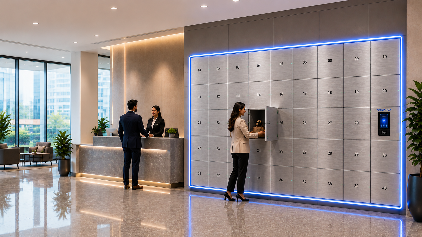 Government Office Secure Parcel Lockers